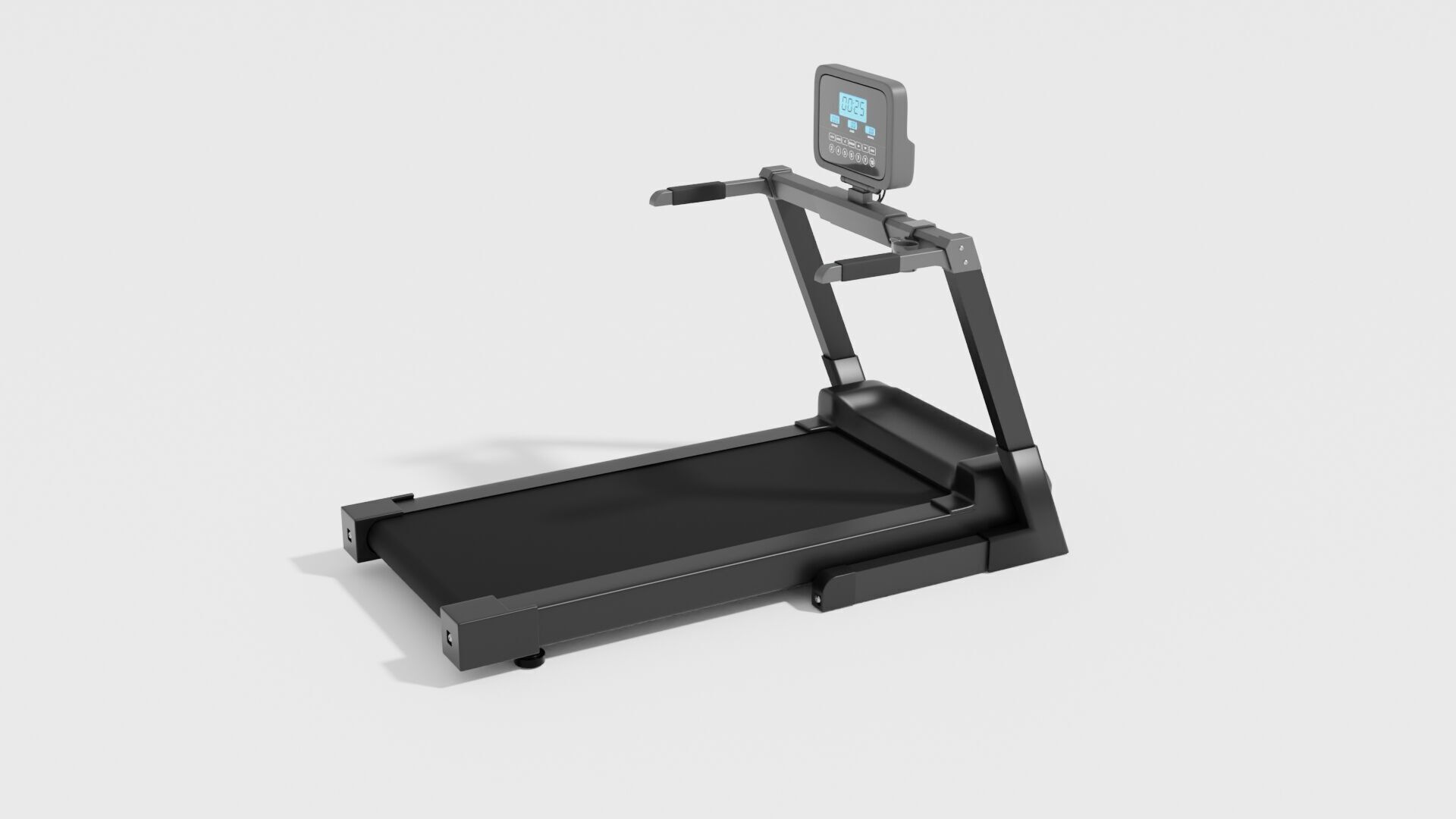 Treadmill Fitness 3D model_2