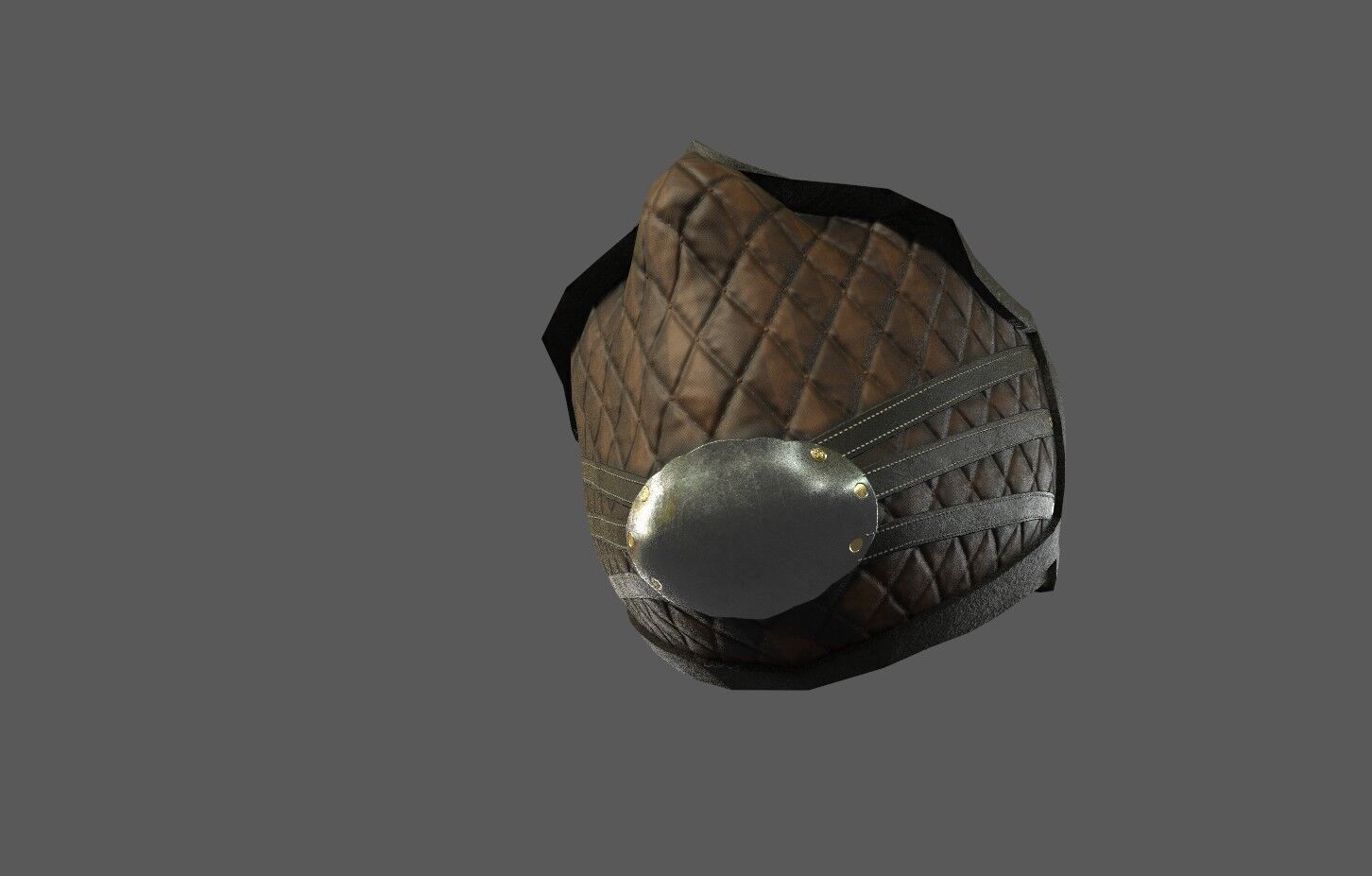 Steampunk mask Low-poly 3D model_4