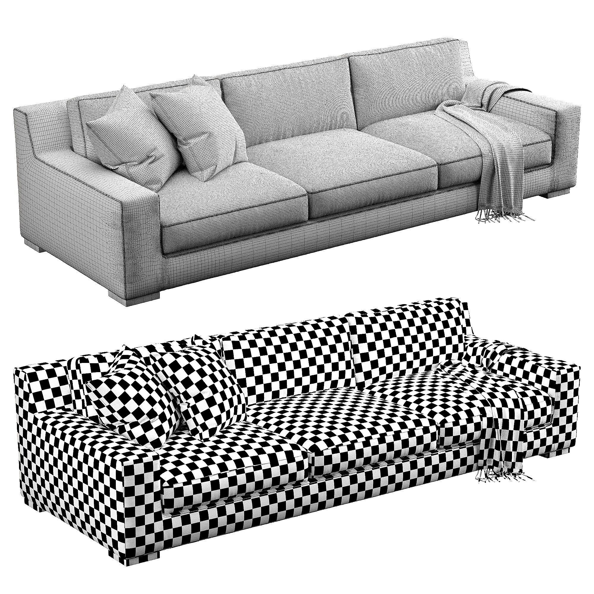 Restoration Hardware Modena 3D model_8