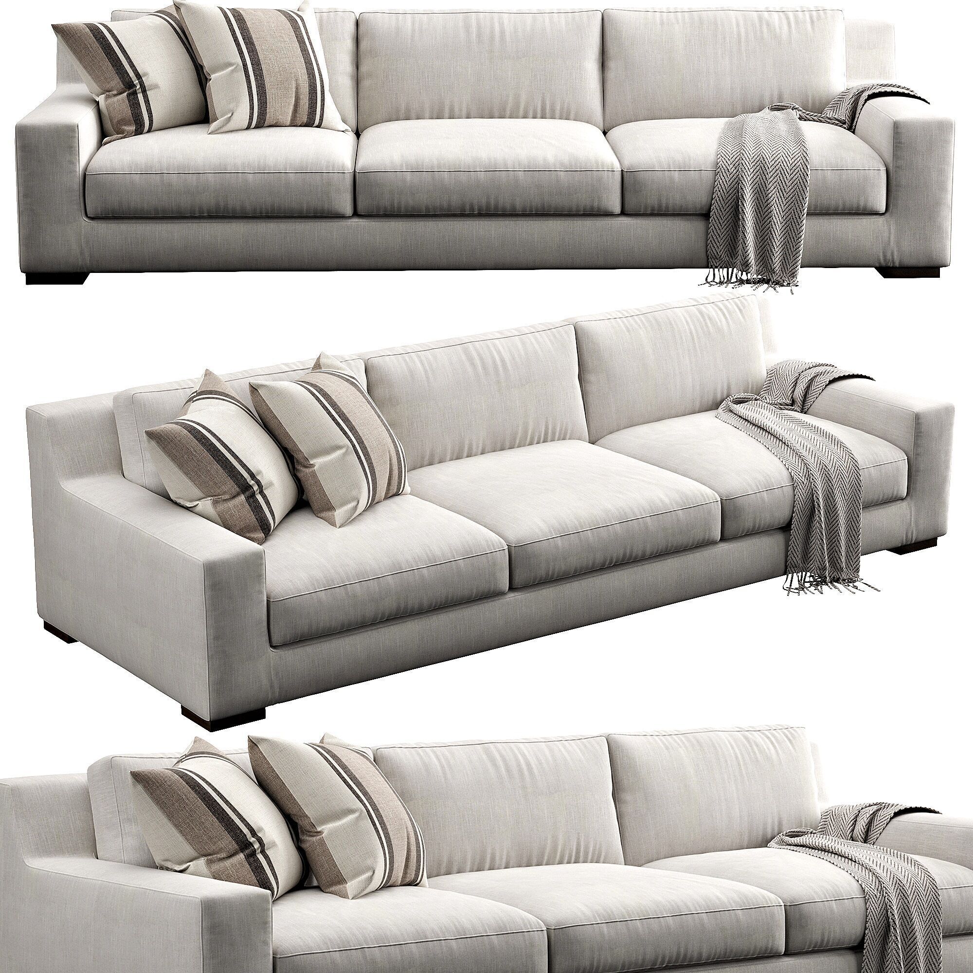 Restoration Hardware Modena 3D model_4