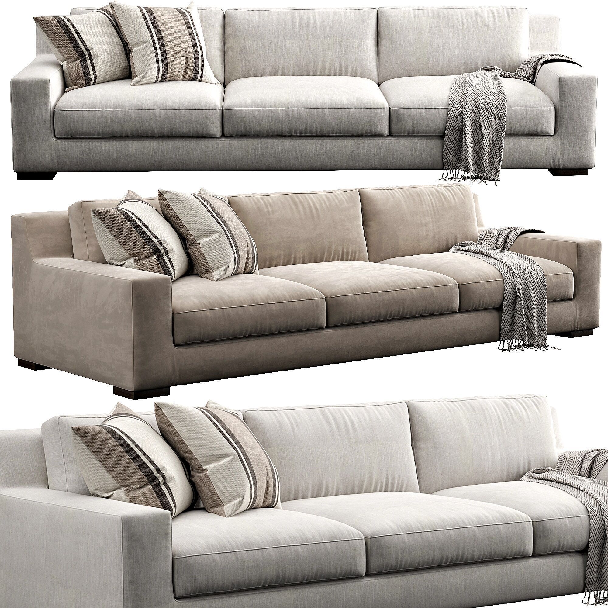 Restoration Hardware Modena 3D model_1