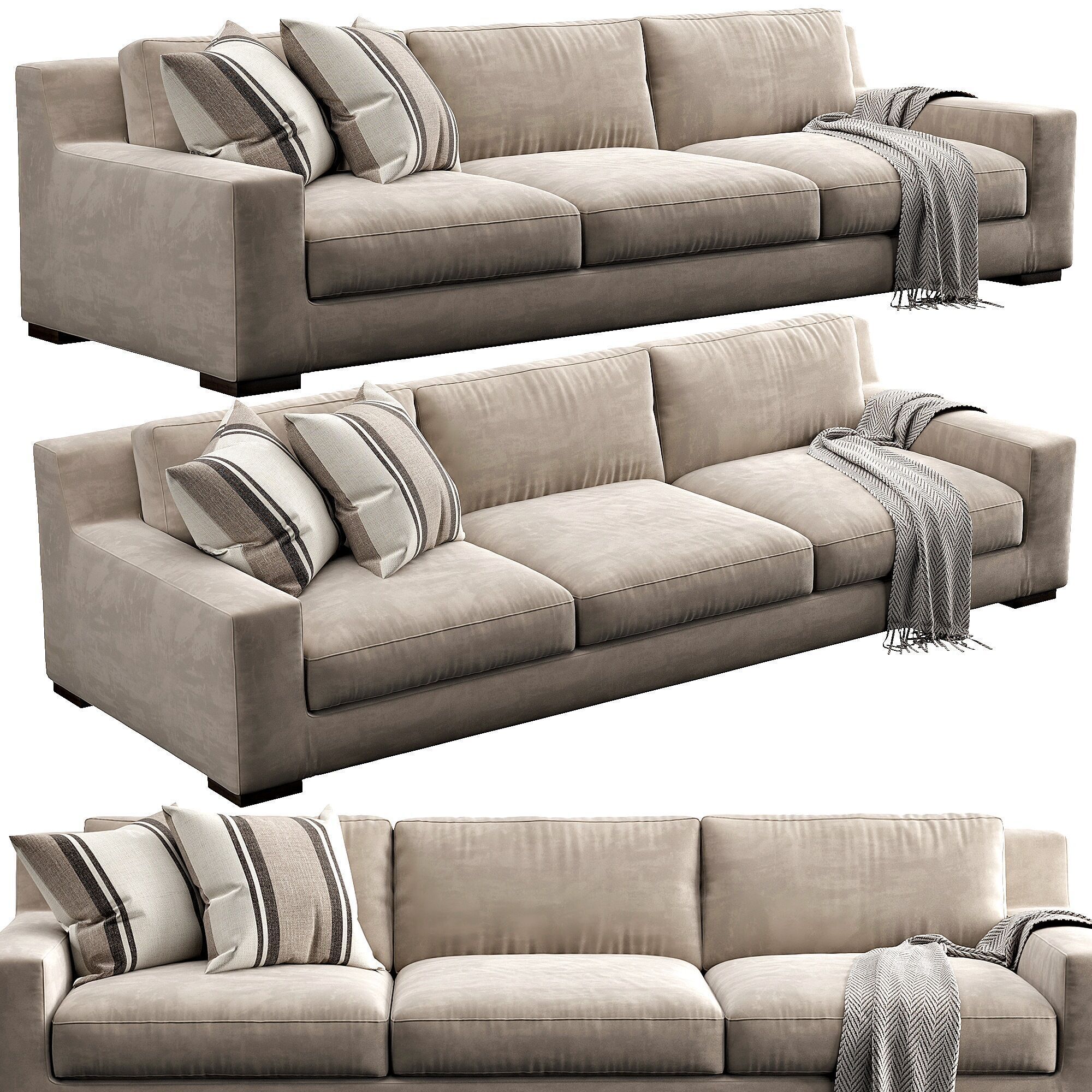 Restoration Hardware Modena 3D model_3