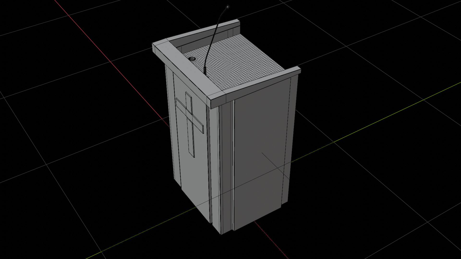 Clexik Podium 3D model_13