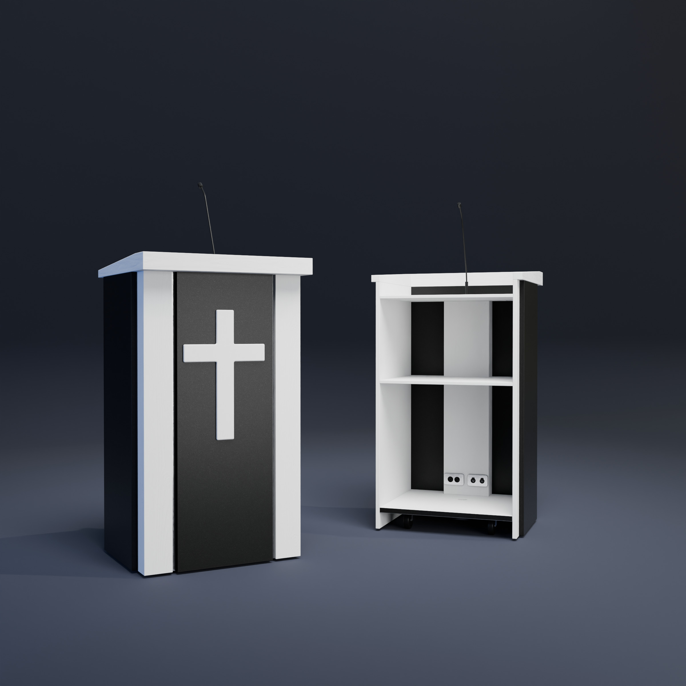 Clexik Podium 3D model_21