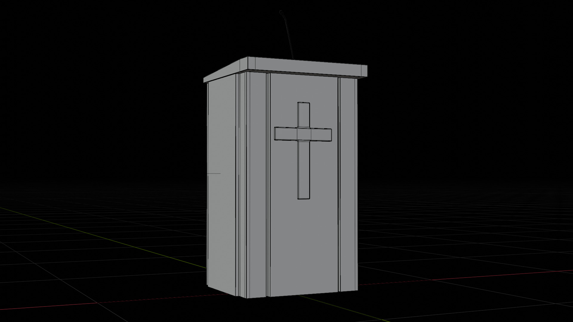 Clexik Podium 3D model_11
