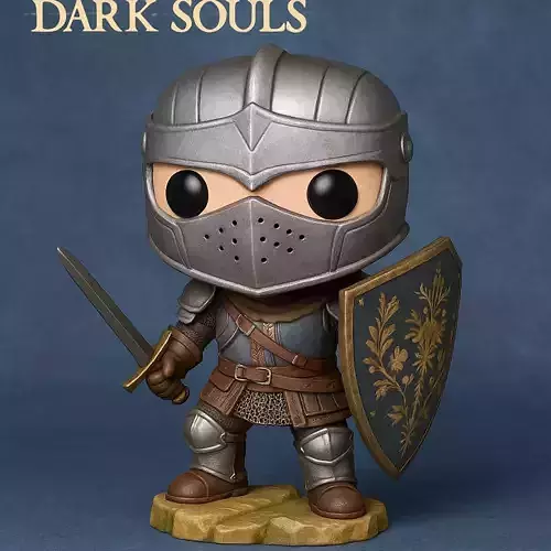  Funko pop dark souls main character