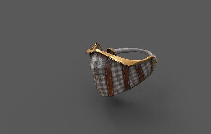  Steampunk  mask Low-poly 3D model