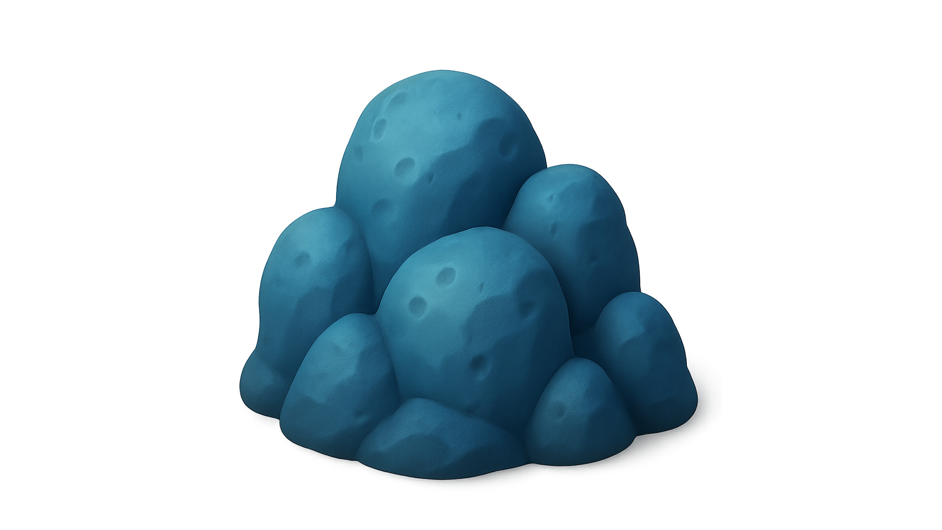 Beach Rocks Low-poly 3D model_6