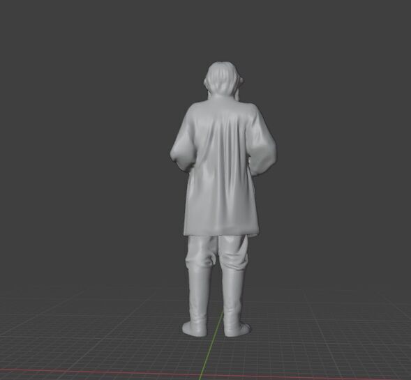 Leo Tolstoy  3D print model_3