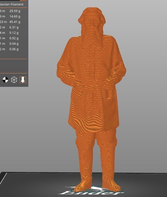Leo Tolstoy  3D print model_21