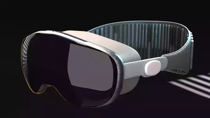 Concept of Apple Vision Pro 3D Model PBR Game Ready