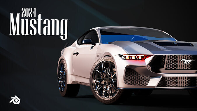 Ford Mustang GT Premium 2024 - Exterior 3D model