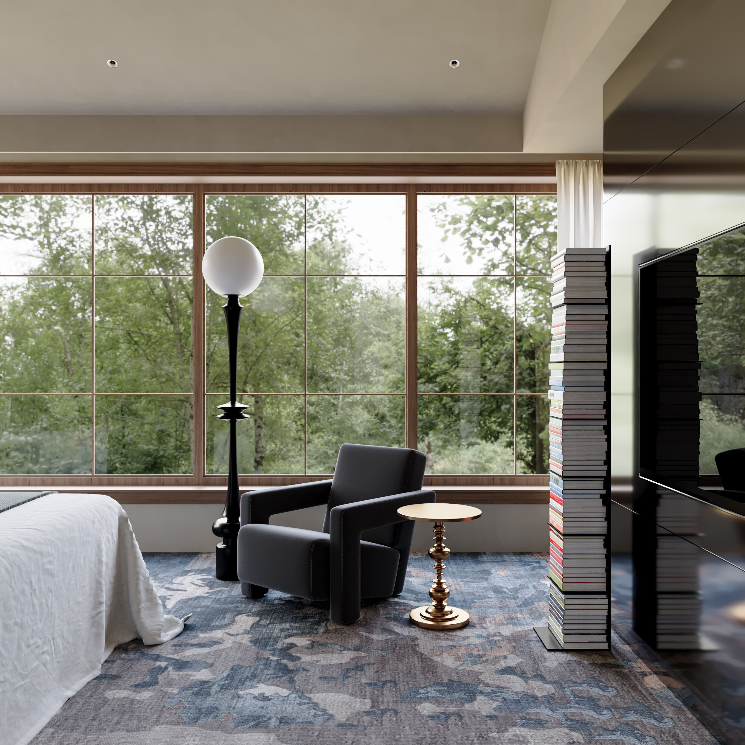 Bedroom interior scenes 3D model_3