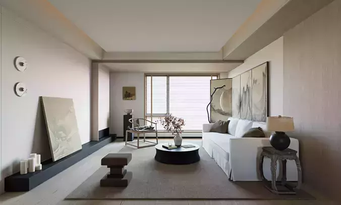 chinese living room interior scenes 38