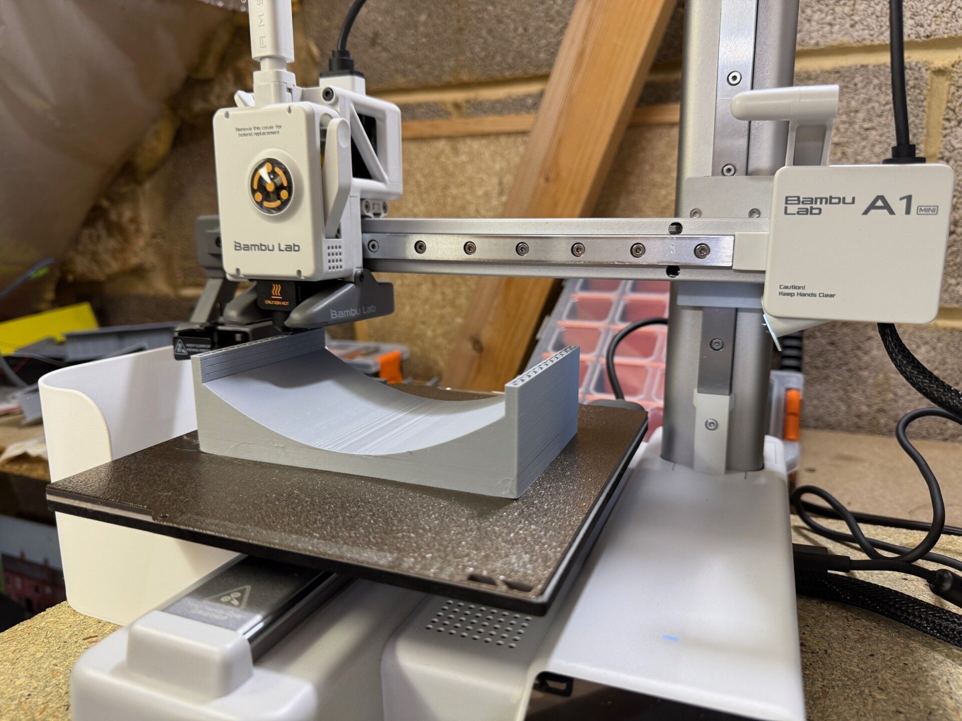 Model Railway Double Track Tunnel Internal Arches Add On 3D print model_13