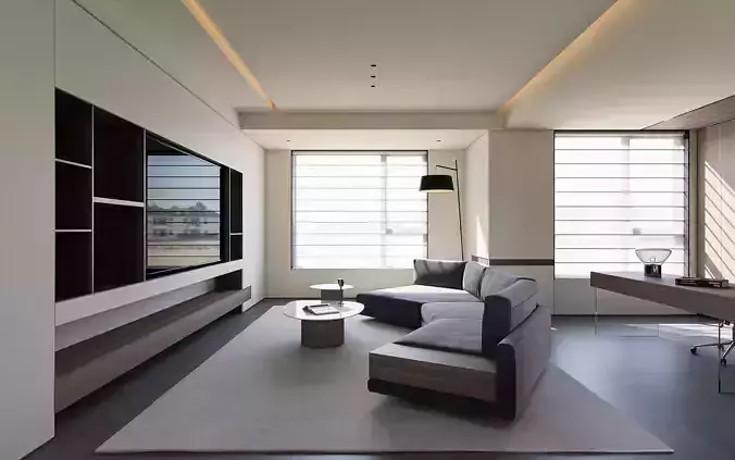 modern living room interior scenes 39