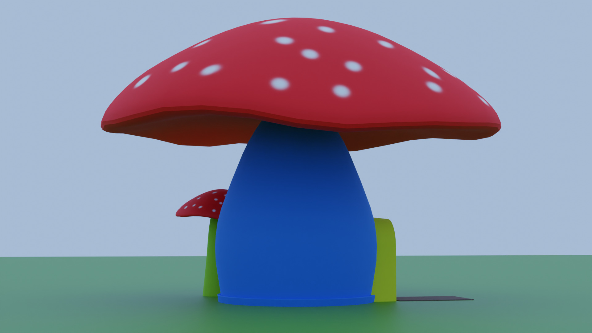 tree house Free low-poly 3D model_2