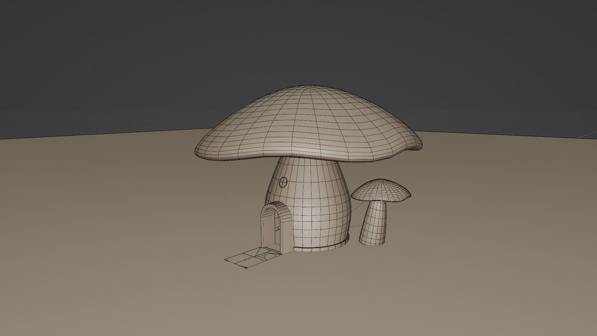 tree house Free low-poly 3D model_7