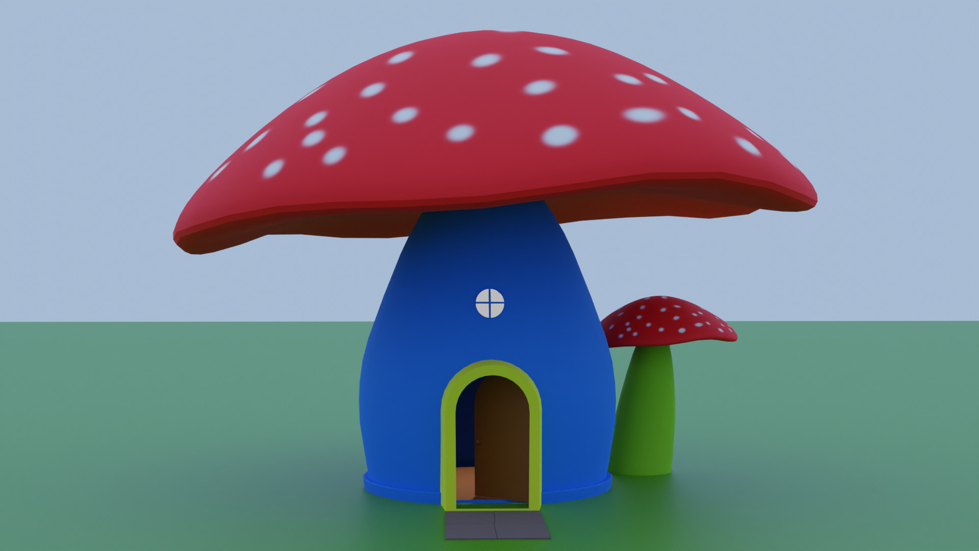 tree house Free low-poly 3D model_3