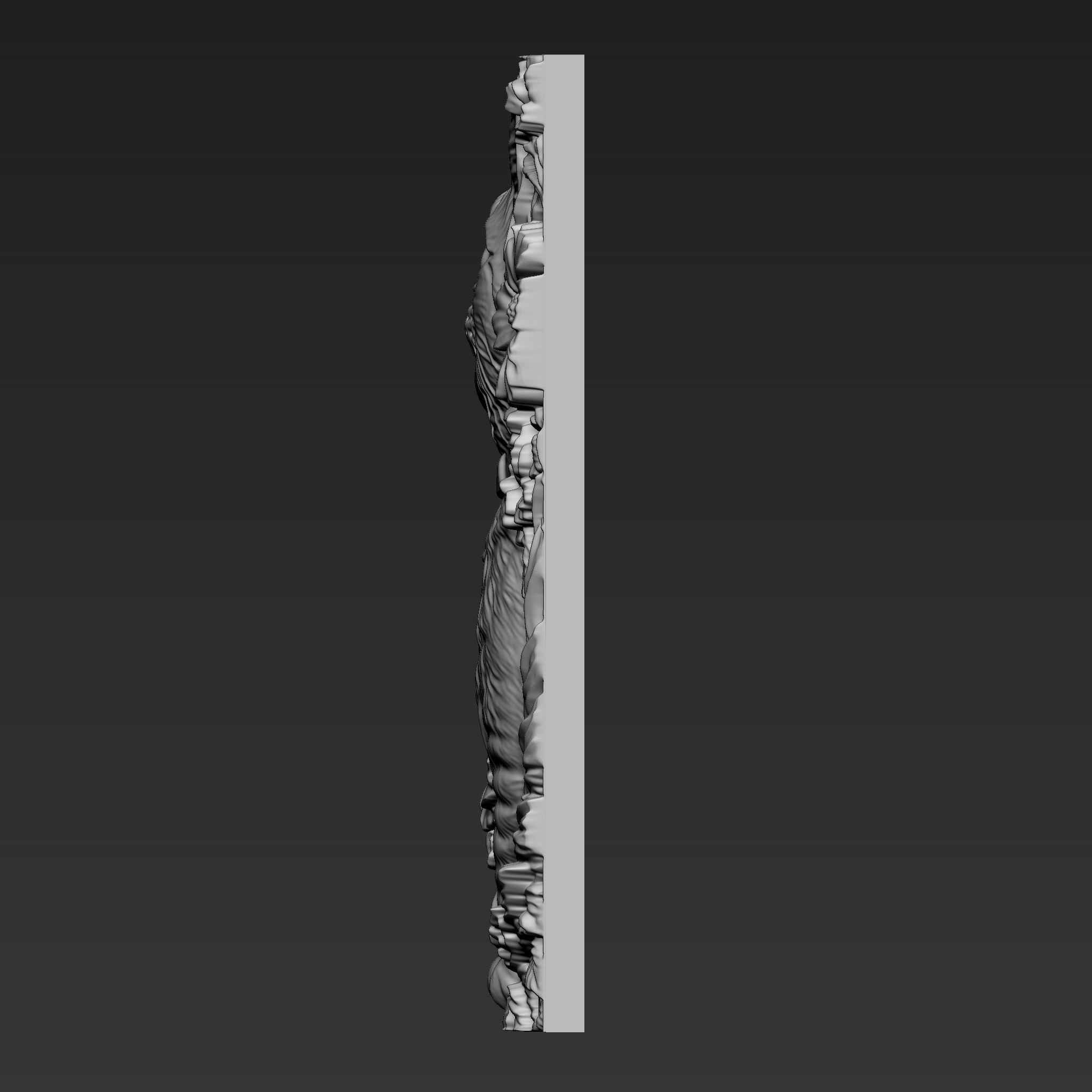 Cat and Flowers A35 3D print model_4