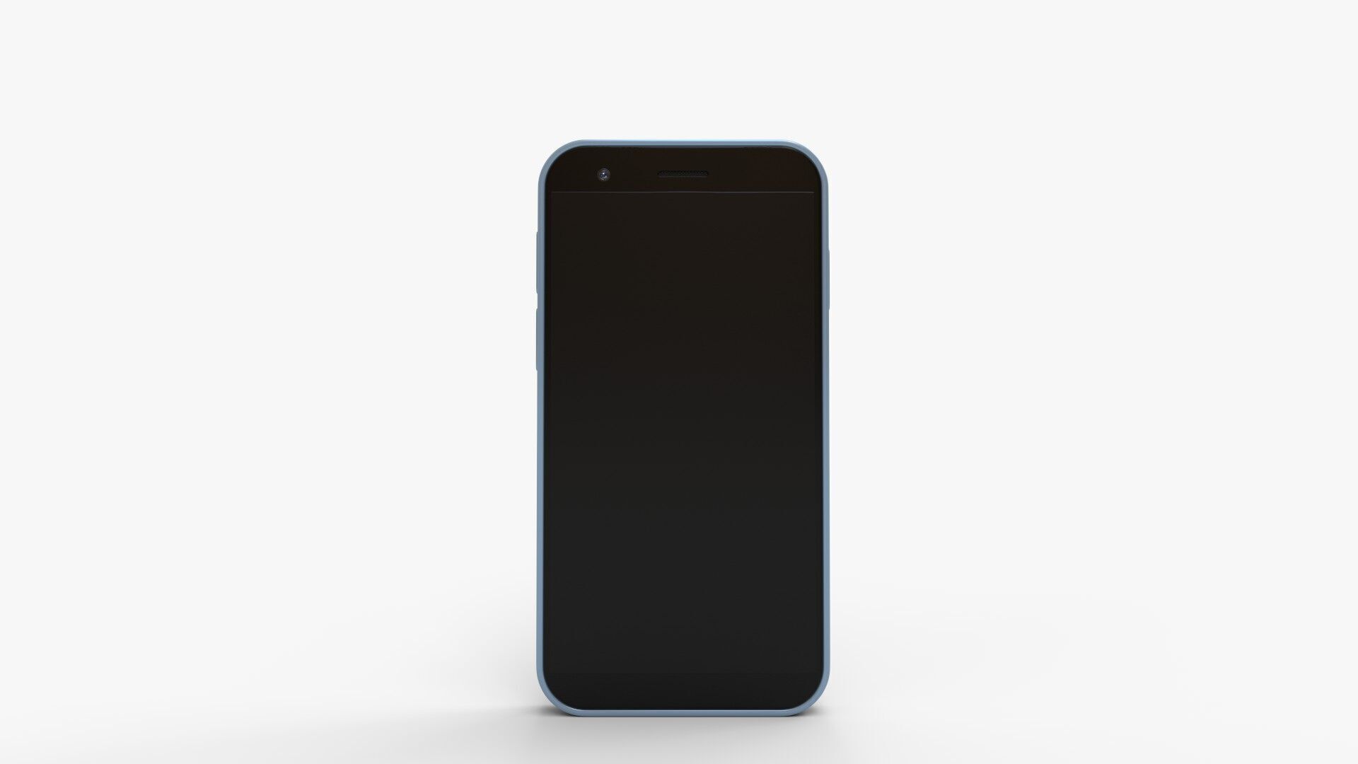 Nudient Bold Maya Blue Case Phone 3D model_9