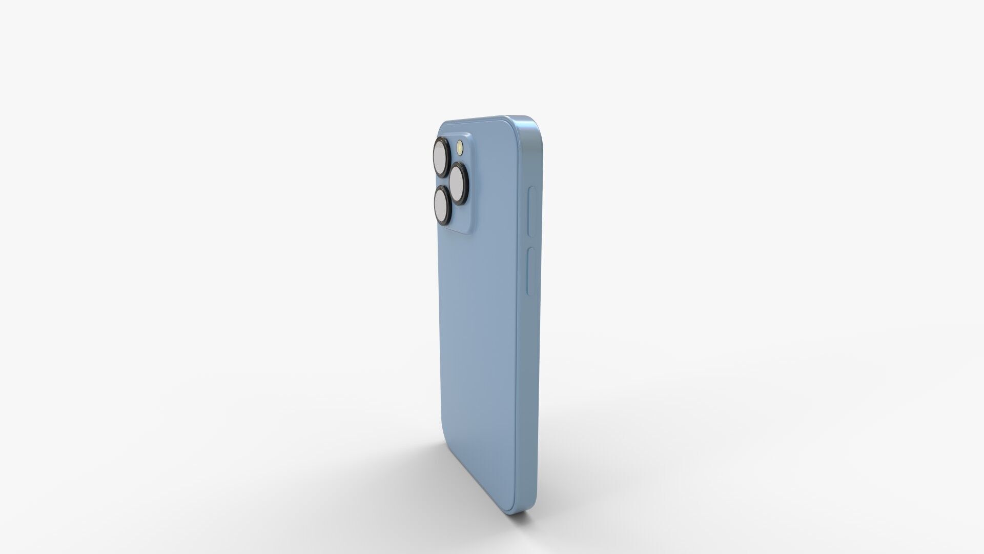 Nudient Bold Maya Blue Case Phone 3D model_2