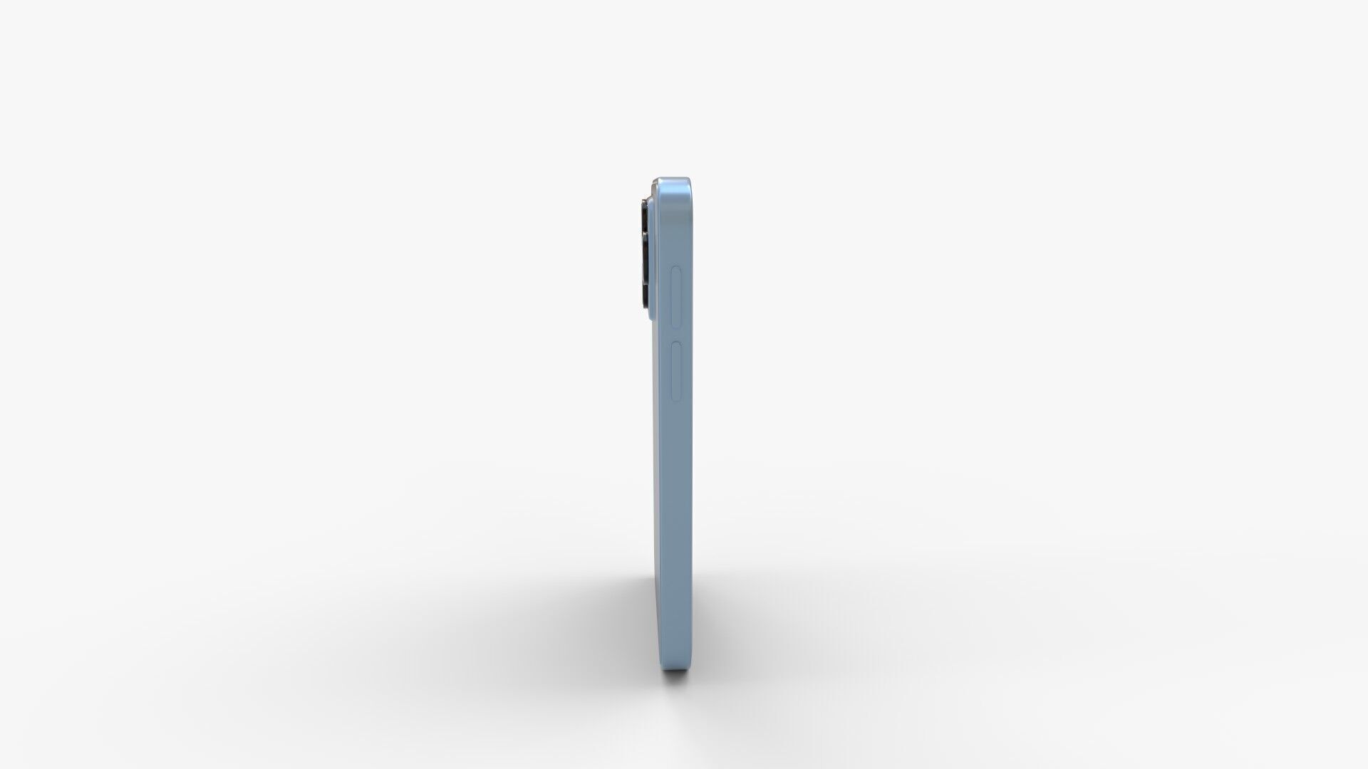 Nudient Bold Maya Blue Case Phone 3D model_1