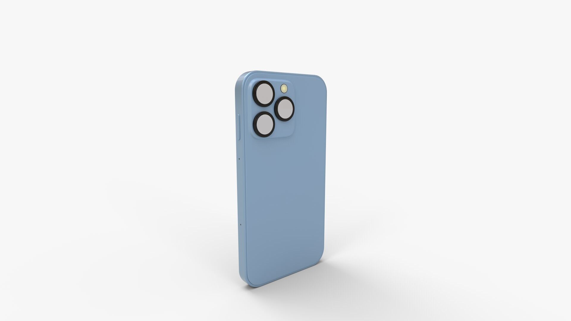 Nudient Bold Maya Blue Case Phone 3D model_4