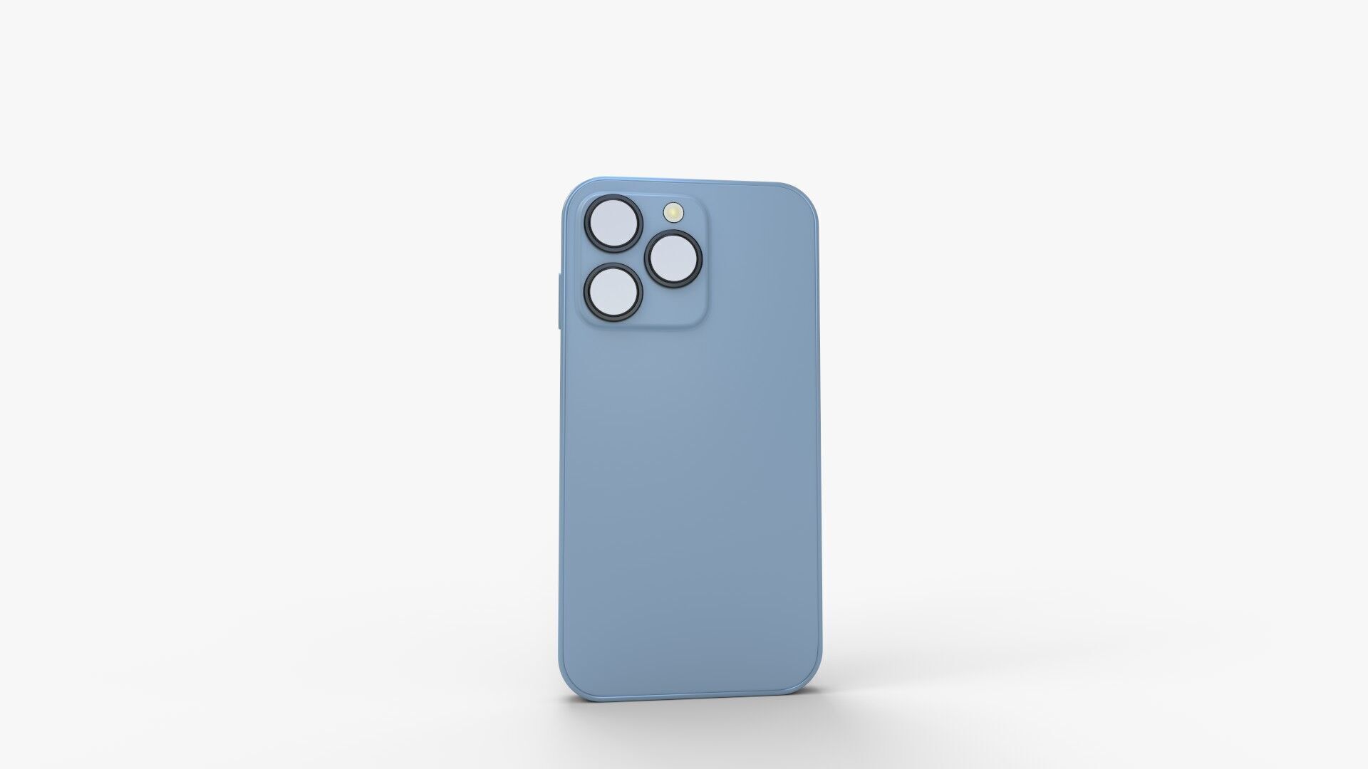 Nudient Bold Maya Blue Case Phone 3D model_3