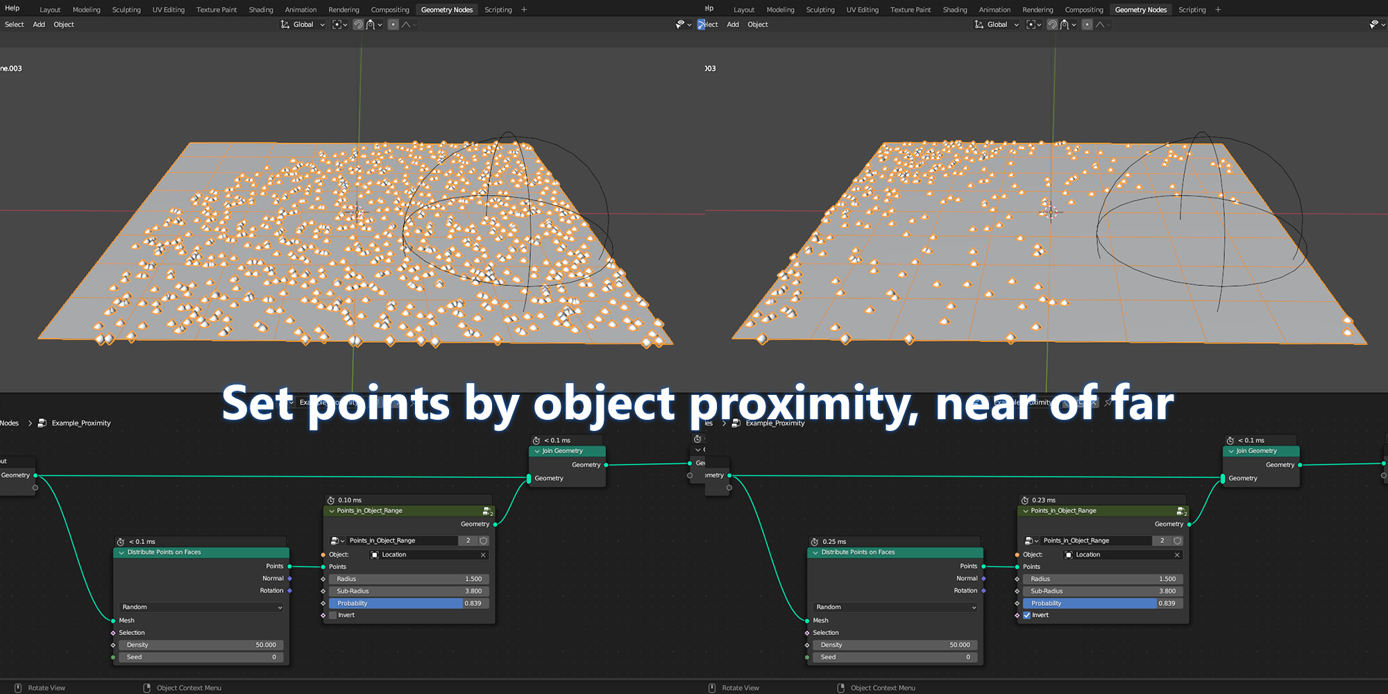 Blender Geometry Nodes Scatter Rocks Low-poly 3D model_6
