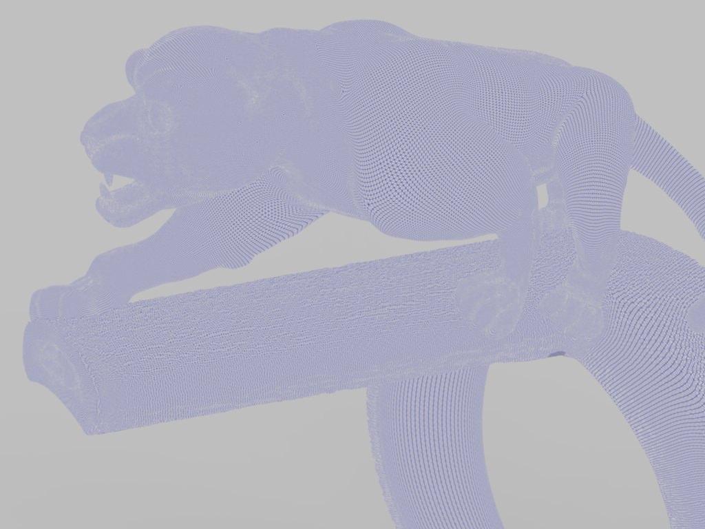 Ring Wild Cat STL 3D print model_8