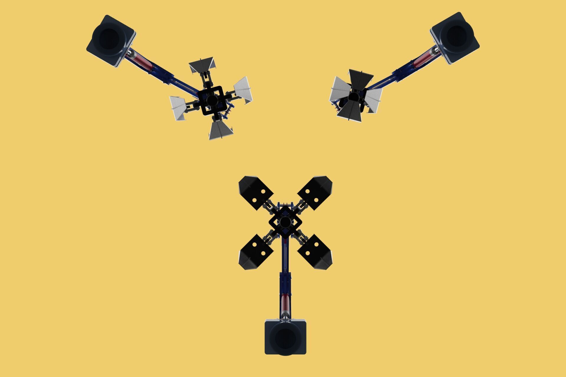 ARM THUMB GRAB BUCKET LOADER LIFTING CRANE GRABBER GRAPPLE JAW 3D model_19