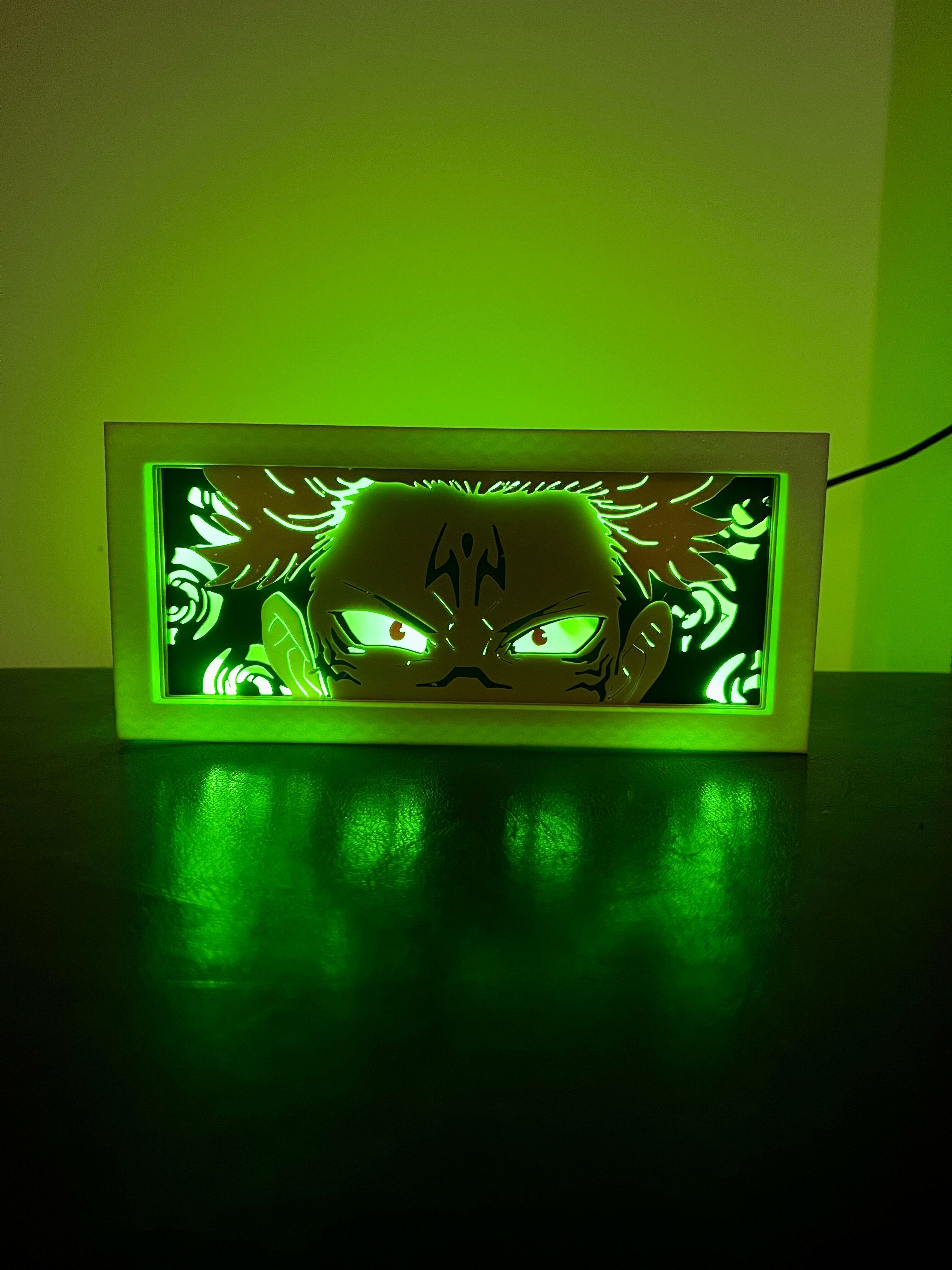 Jujutsu Kaisen - Sukuna LED Lightbox 3D print model_3