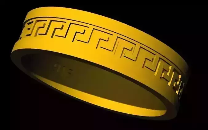 meander ring ring 3dm file