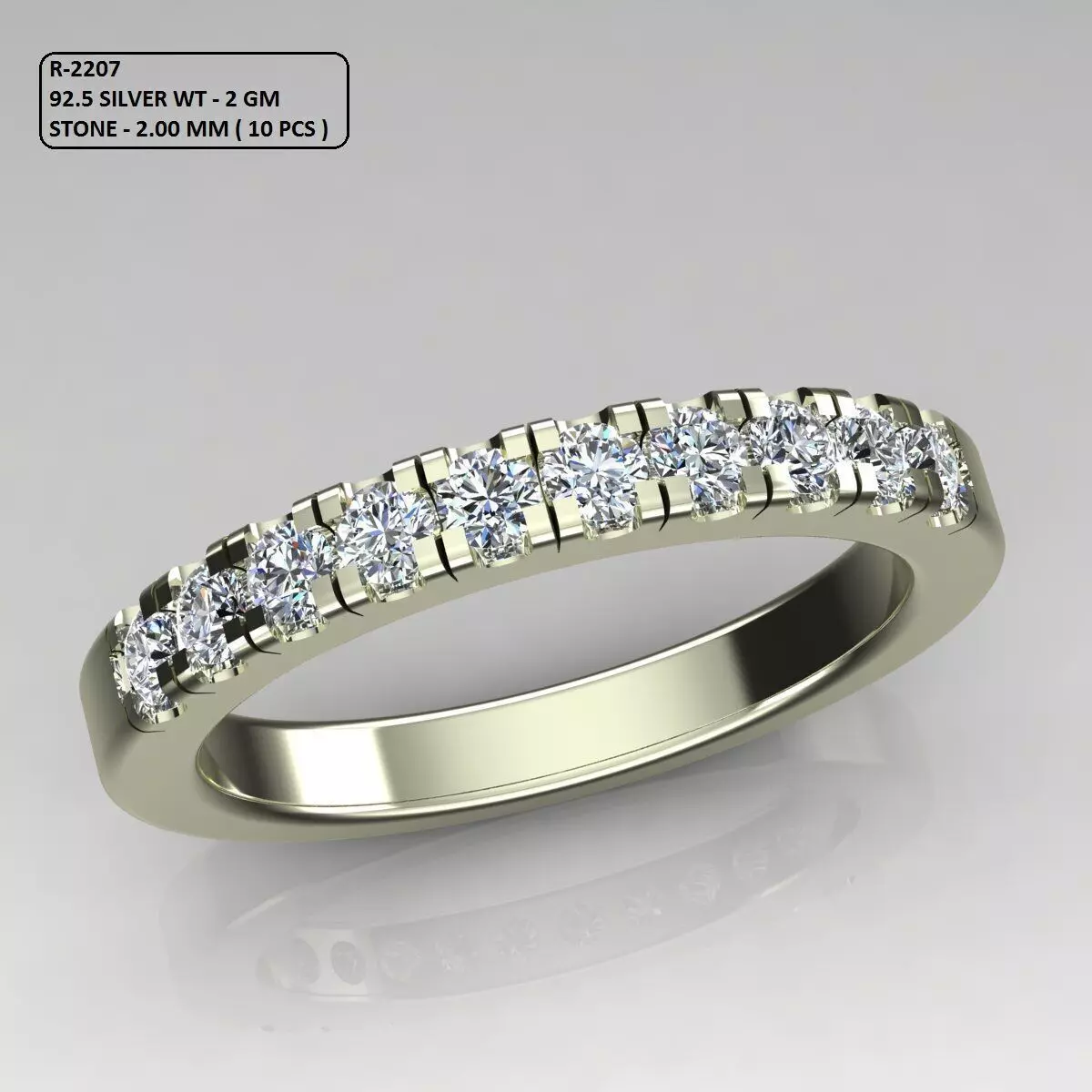 Band Ring 3D print model_0