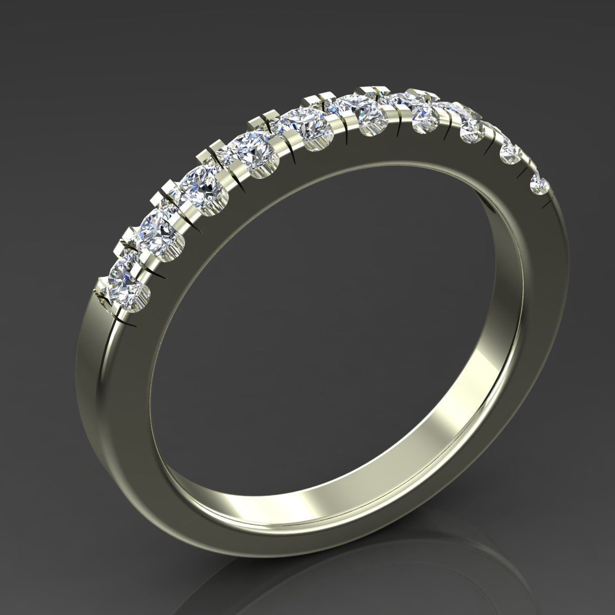 Band Ring 3D print model_1