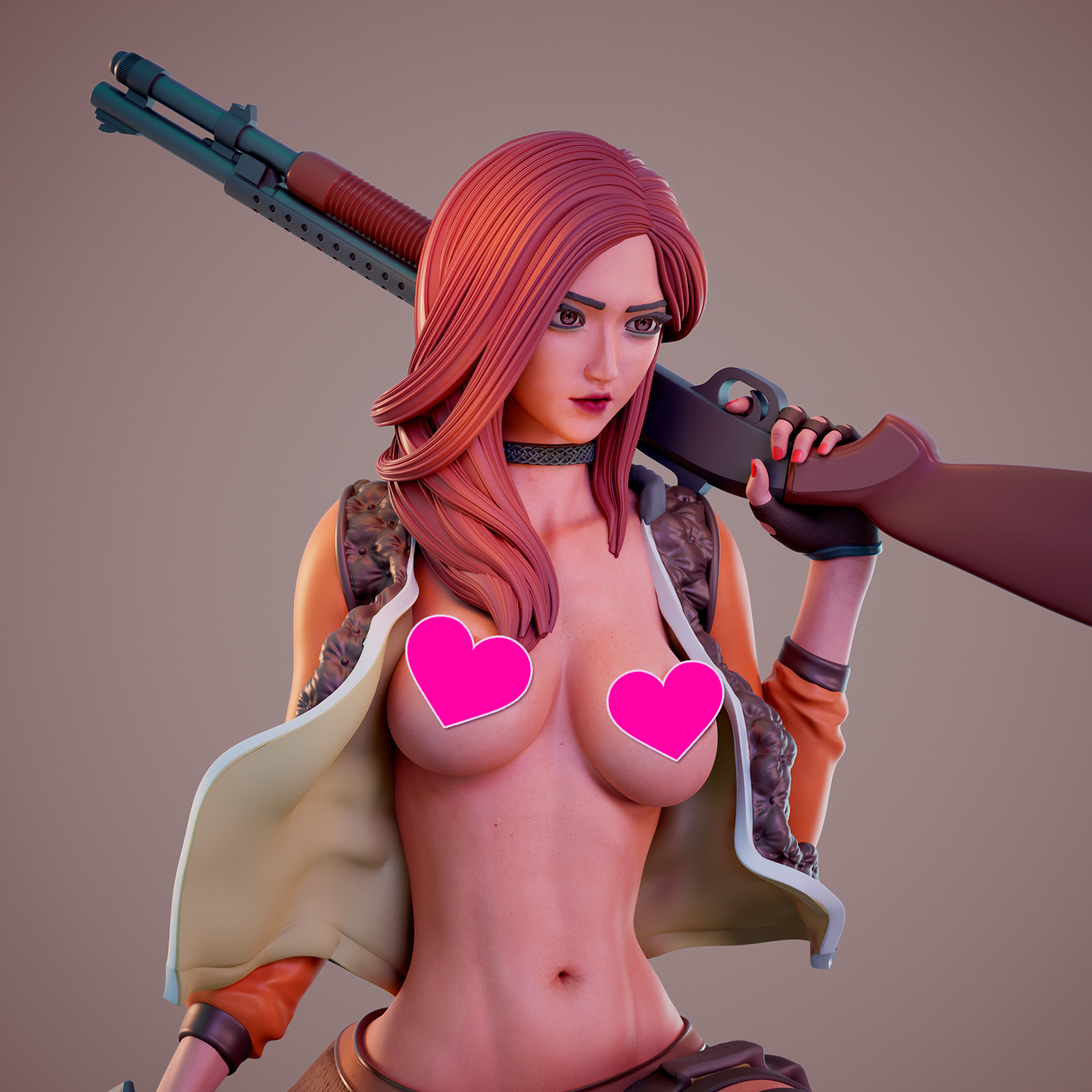 Zombie attack - C - Destruction 3D print model_12