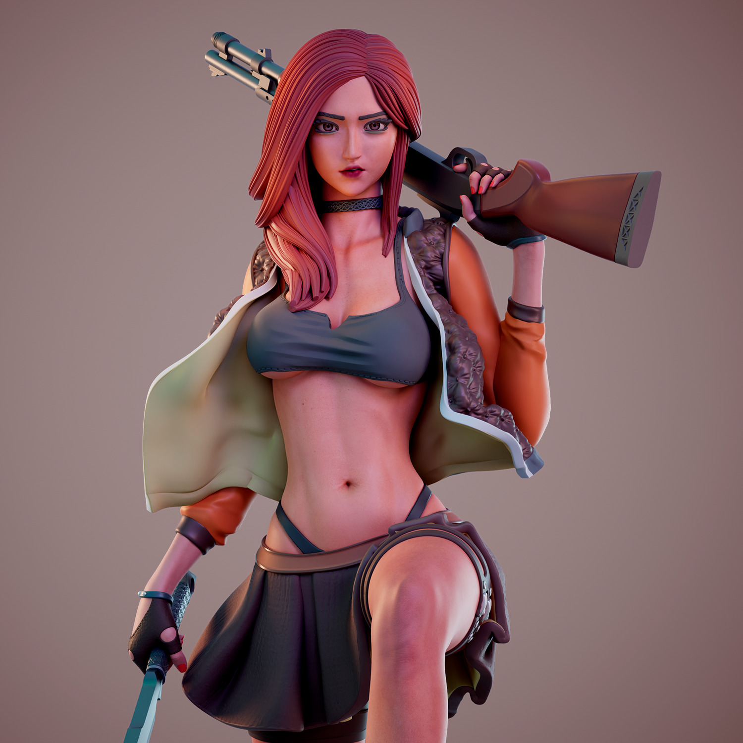 Zombie attack - C - Destruction 3D print model_13