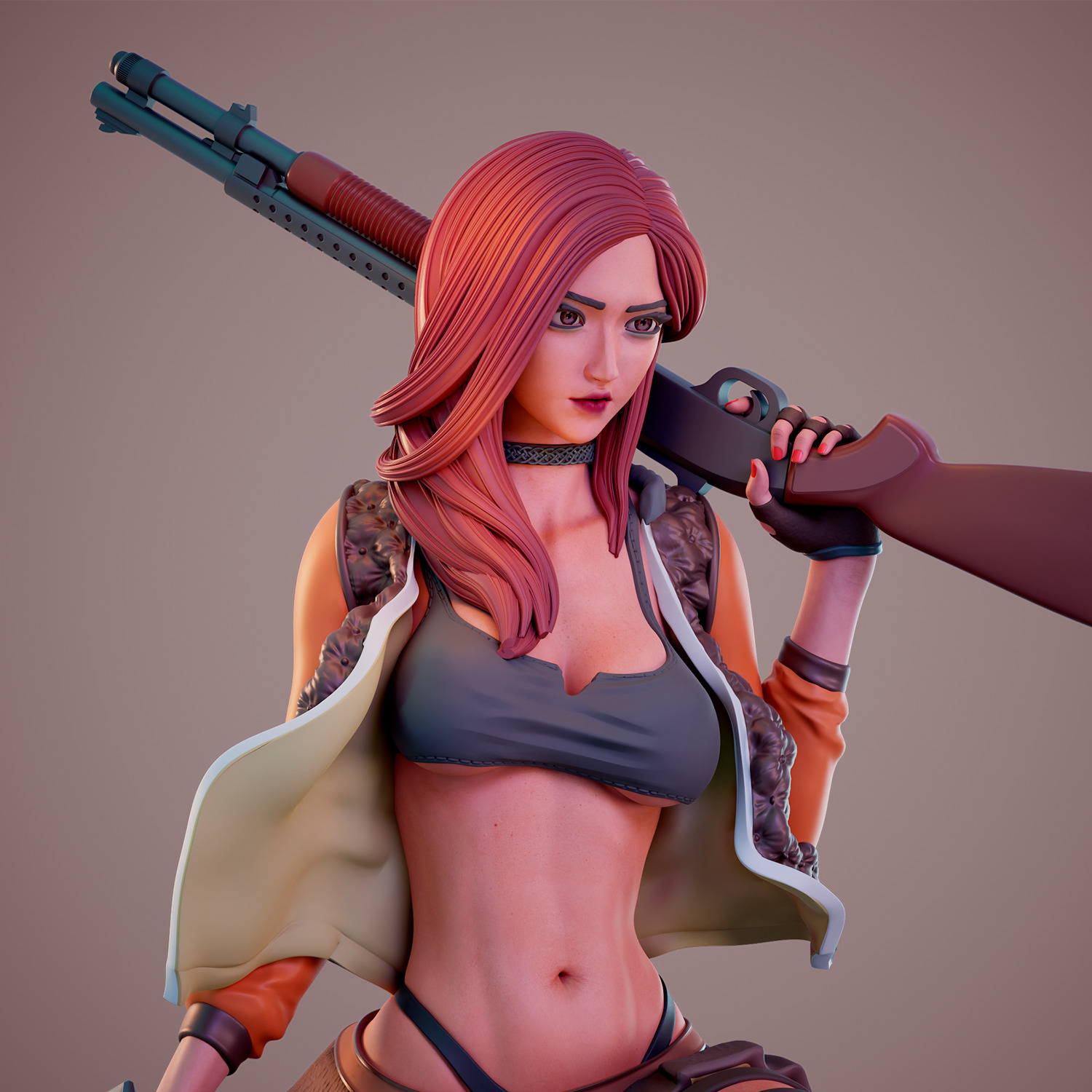 Zombie attack - C - Destruction 3D print model_11