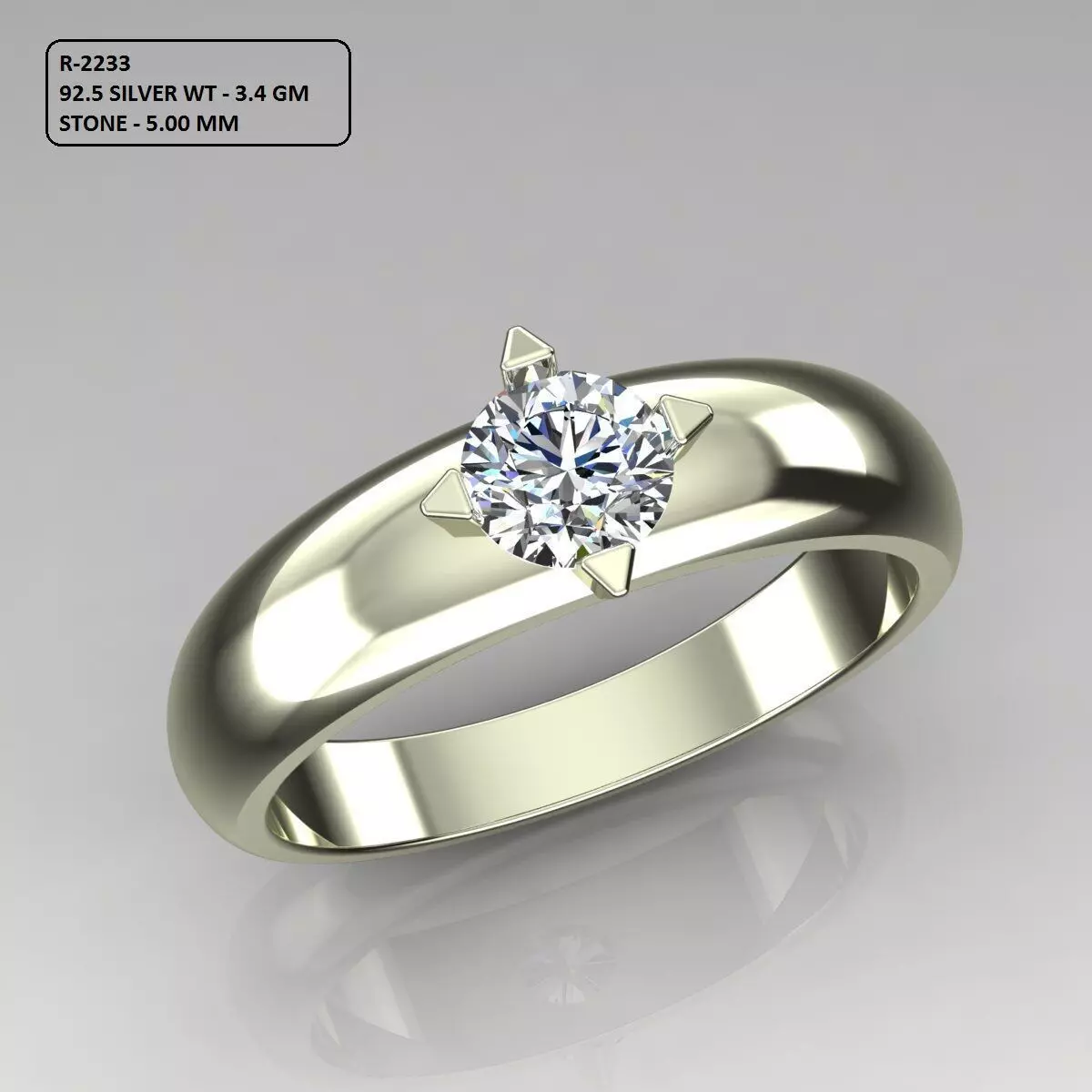 Band Ring 3D print model_0