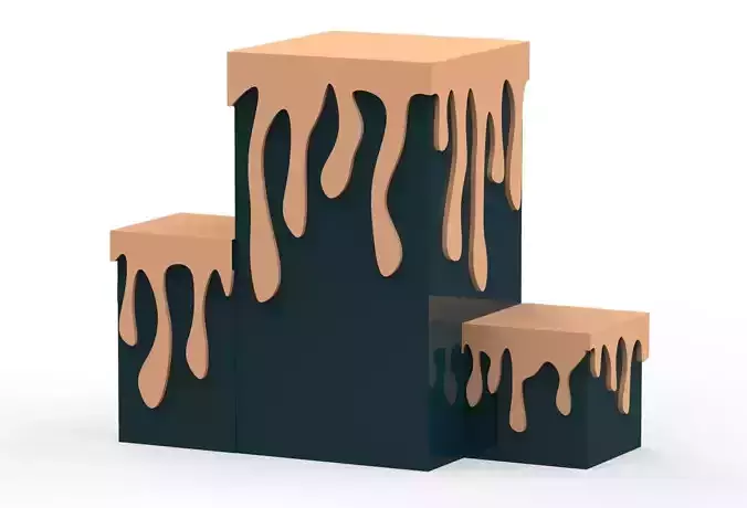Exhibition podium 3D model