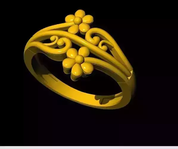 flower ring 3dm file