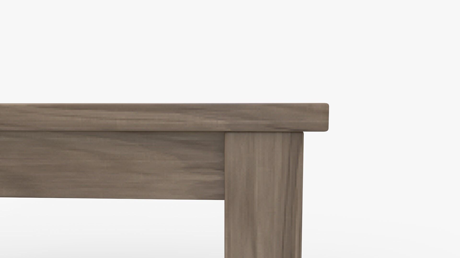 Solid Wood Console Table 3D model_6