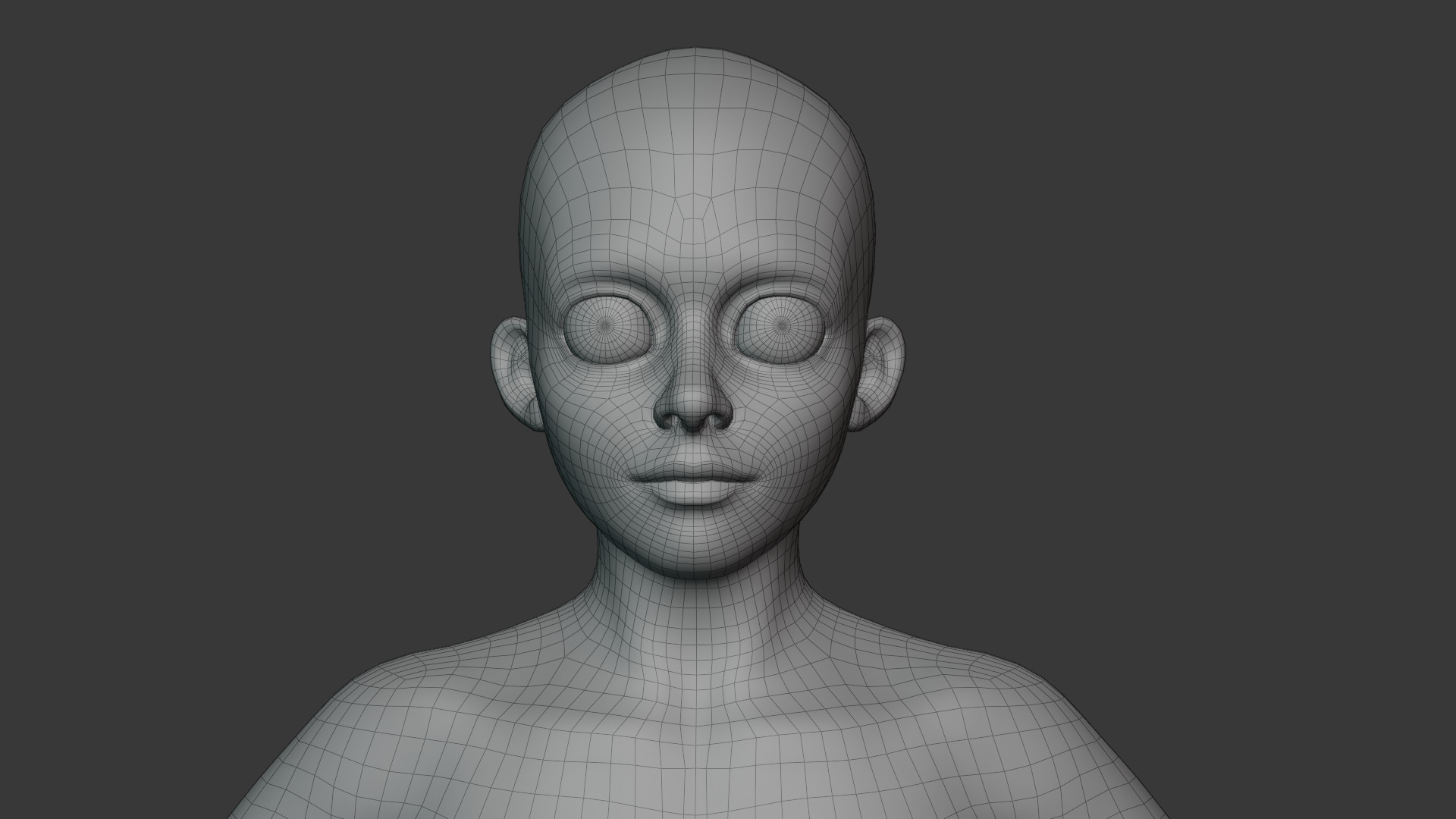 Stylized Boy Body Base Mesh Rigged with IK FK Switch Low-poly 3D model_18