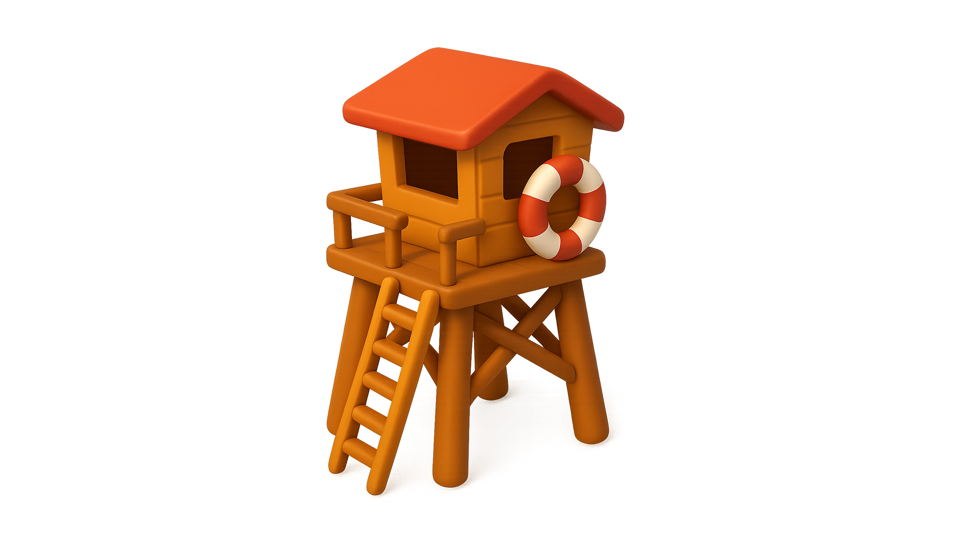 Beach Essentials Relics Low-poly 3D model_5