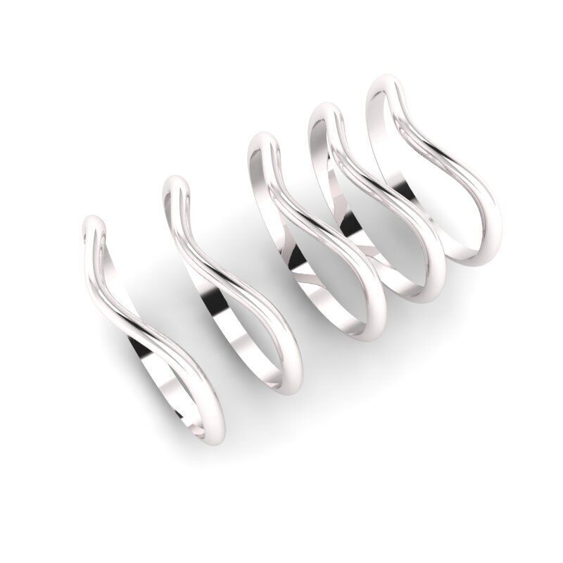 Gold Ring Jewelry  Ring stl 3dm 3dprintmodel 3D print model_5