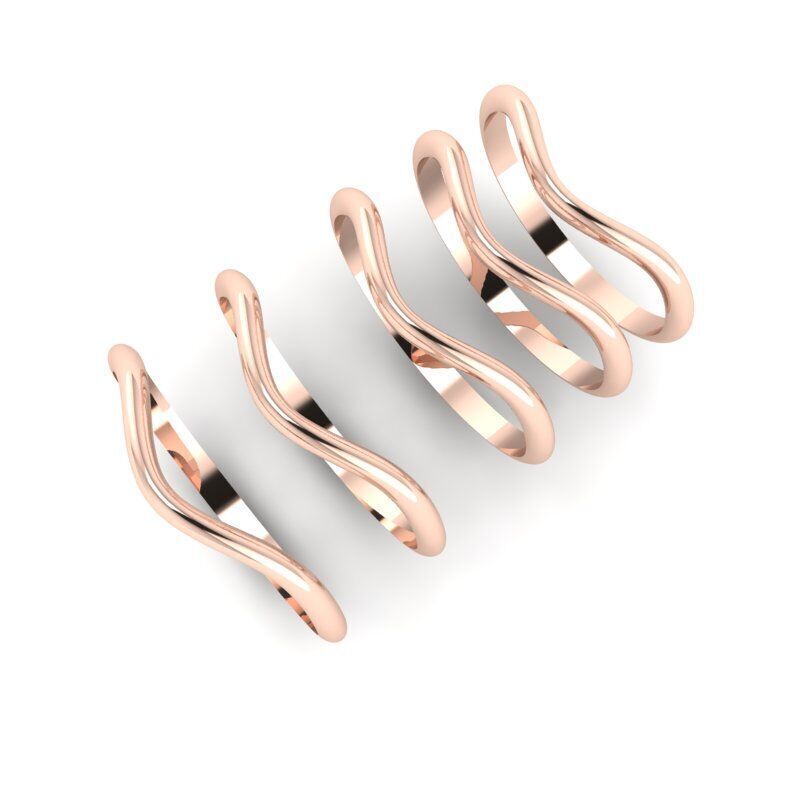 Gold Ring Jewelry  Ring stl 3dm 3dprintmodel 3D print model_1