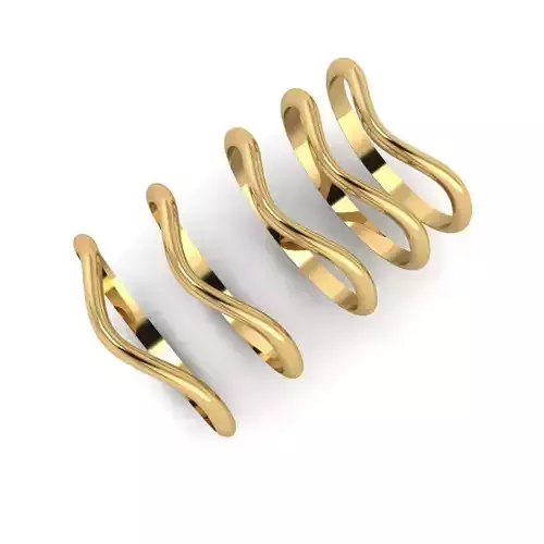 Gold Ring Jewelry  Ring stl 3dm 3dprintmodel 3D print model