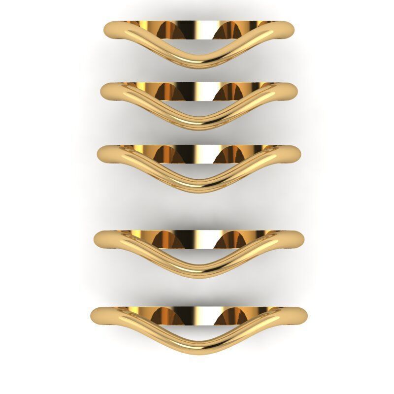 Gold Ring Jewelry  Ring stl 3dm 3dprintmodel 3D print model_3