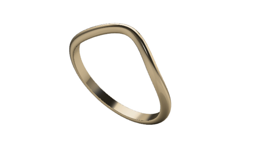 Gold Ring Jewelry  Ring stl 3dm 3dprintmodel 3D print model_9